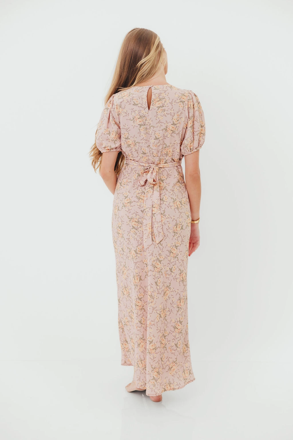 Annie Maxi Dress in Dusty Rose Flattering Comfort Wear