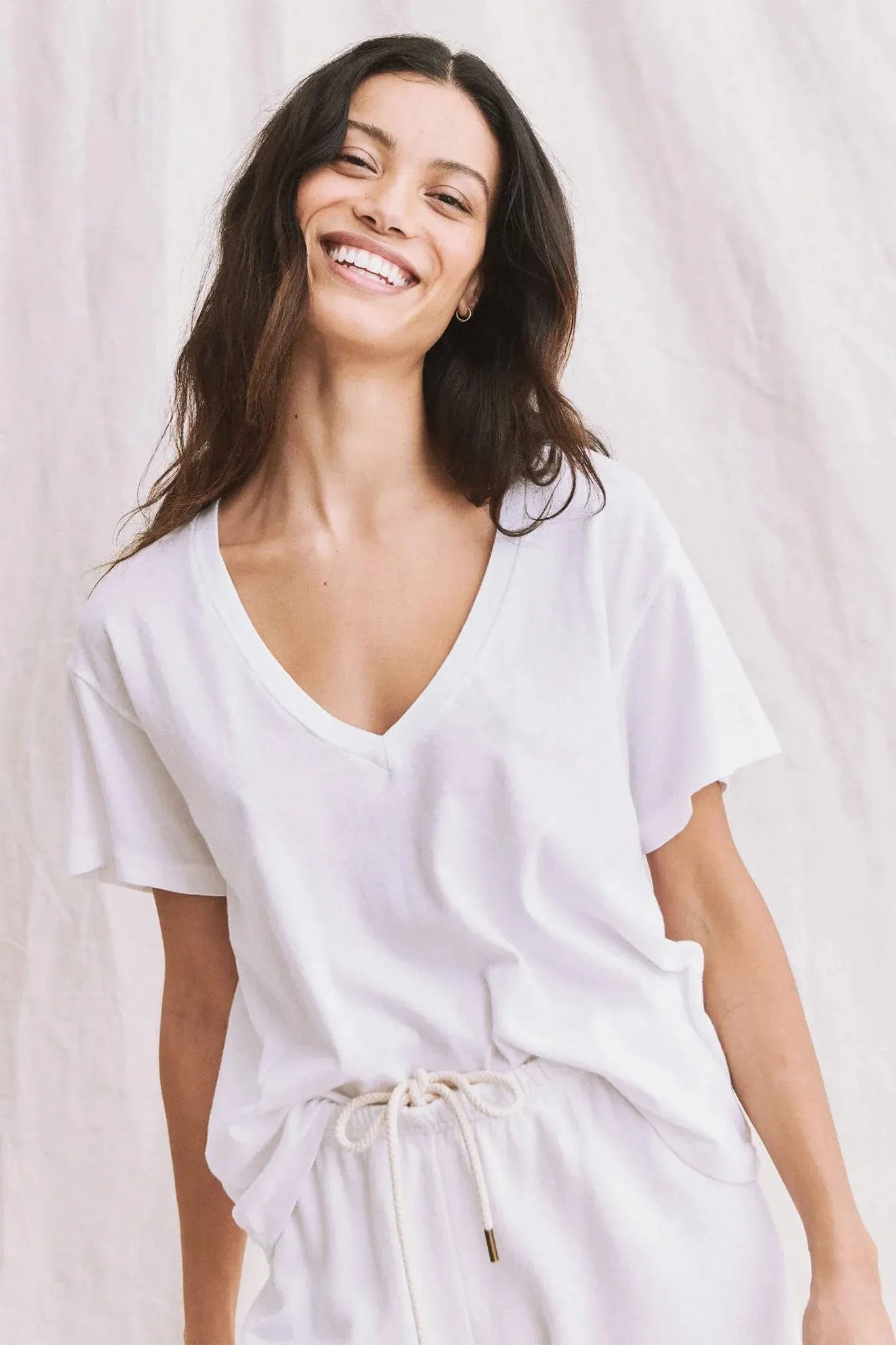 The V-Neck Tee Vibrant Prints