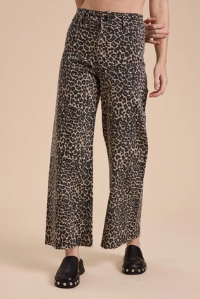 No Fuss Wear Reagan Leopard Ankle Jean