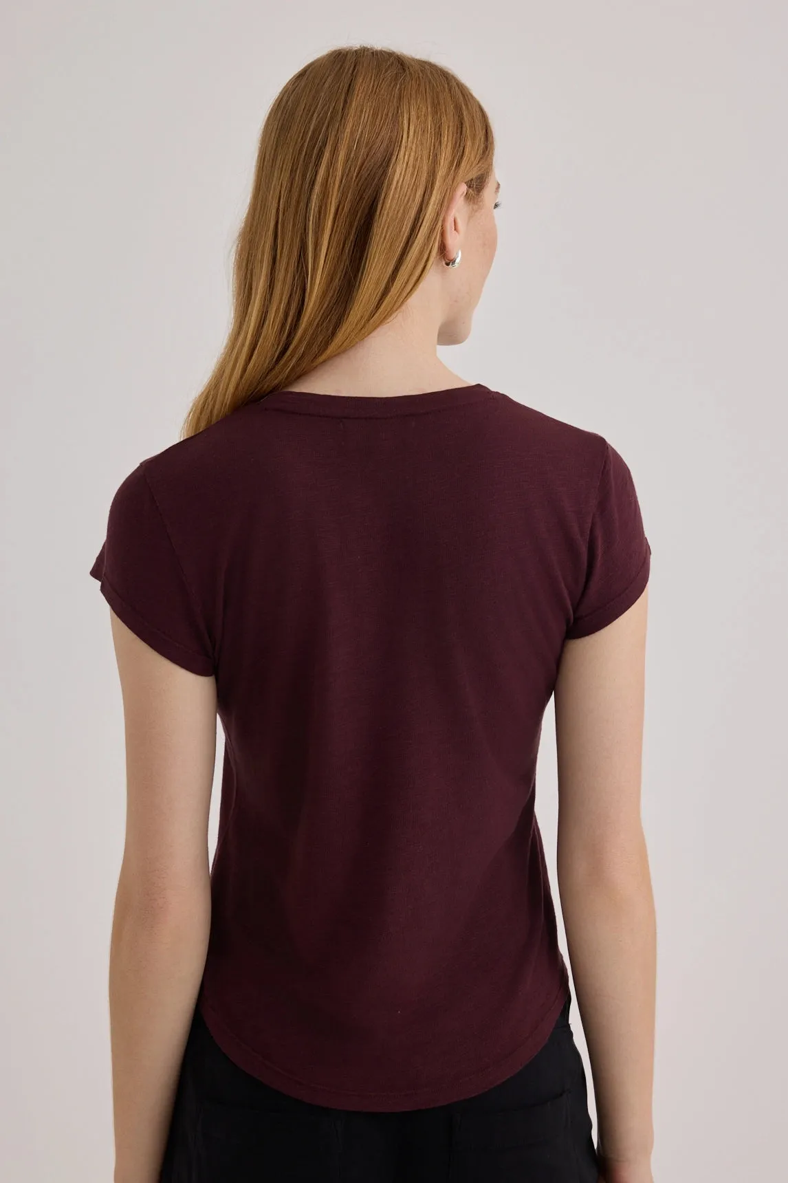 Baby Crew Tee Subtle Logo Placement