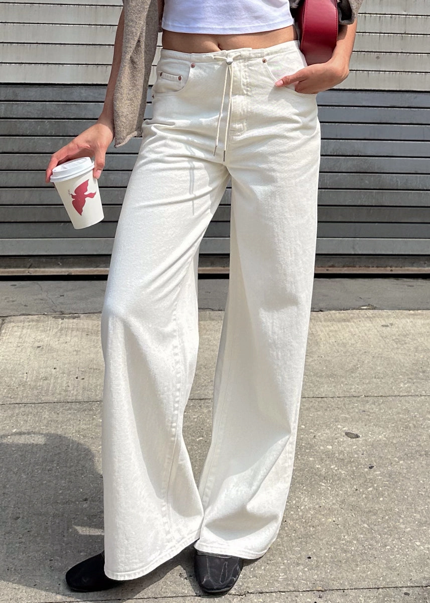 Madison Mid-Rise Wide Leg - Milkshake Everyday Style