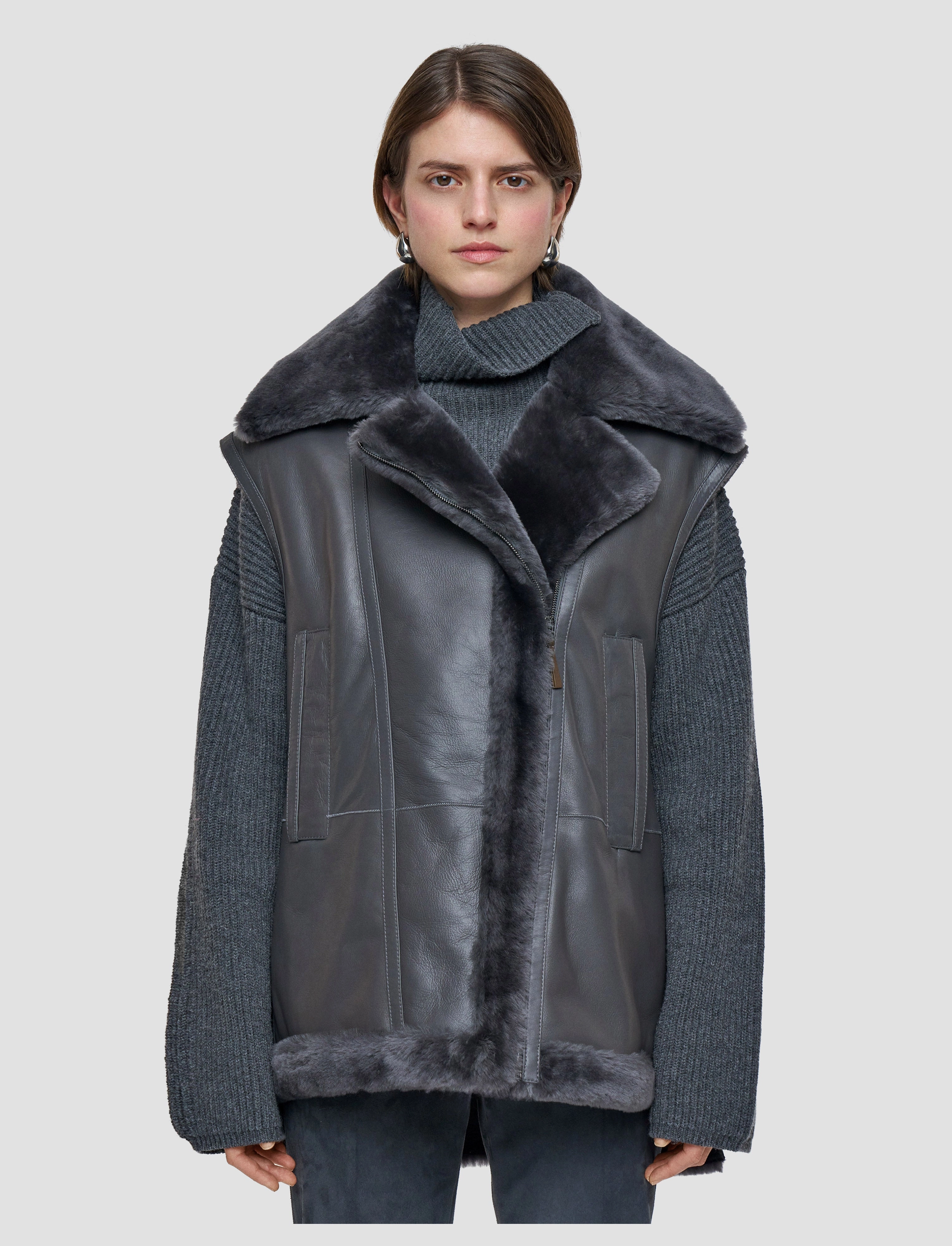 Frictionless Lining Marc Soft Shearling Gilet