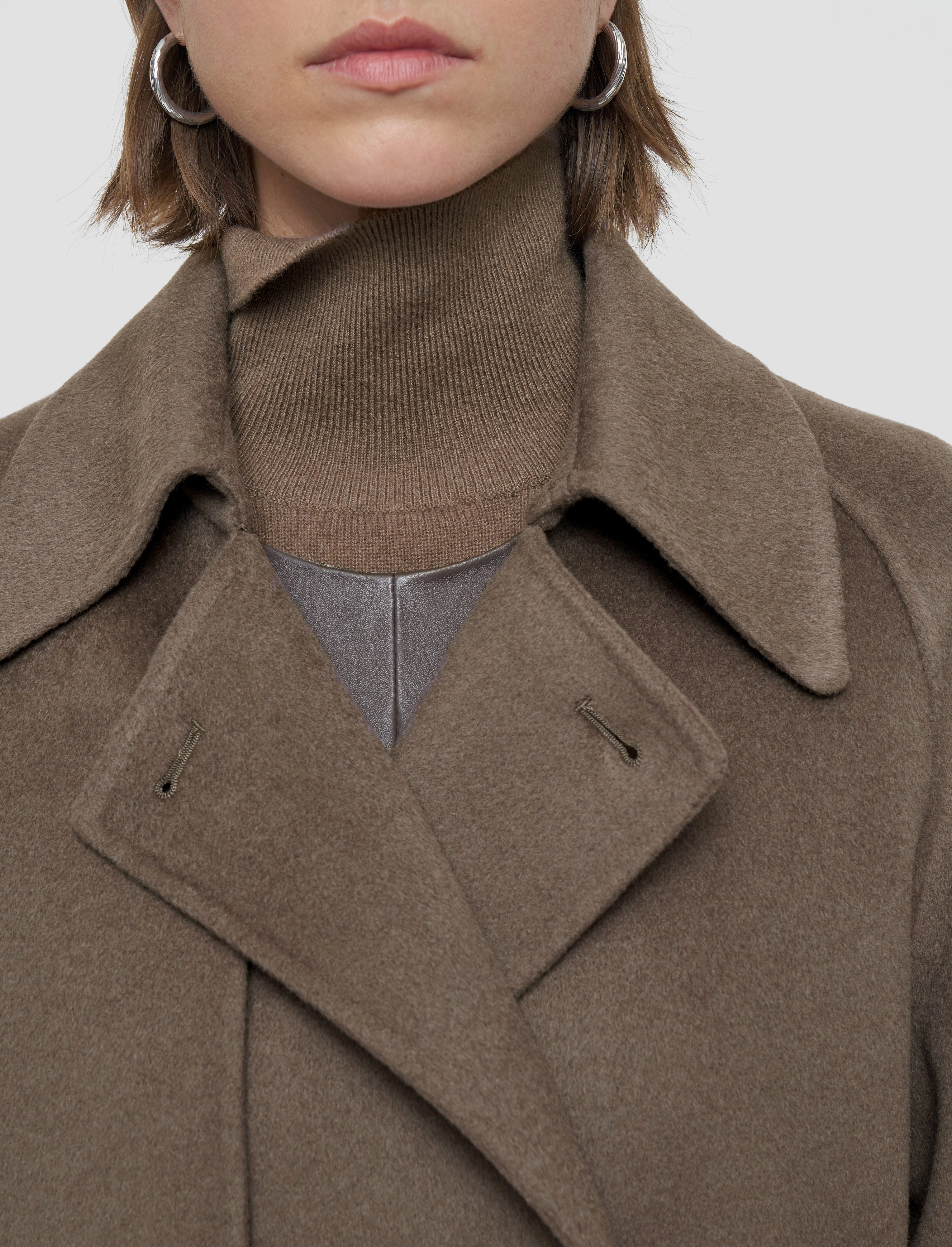 Marne Double Face Cashmere Coat Simple Outer