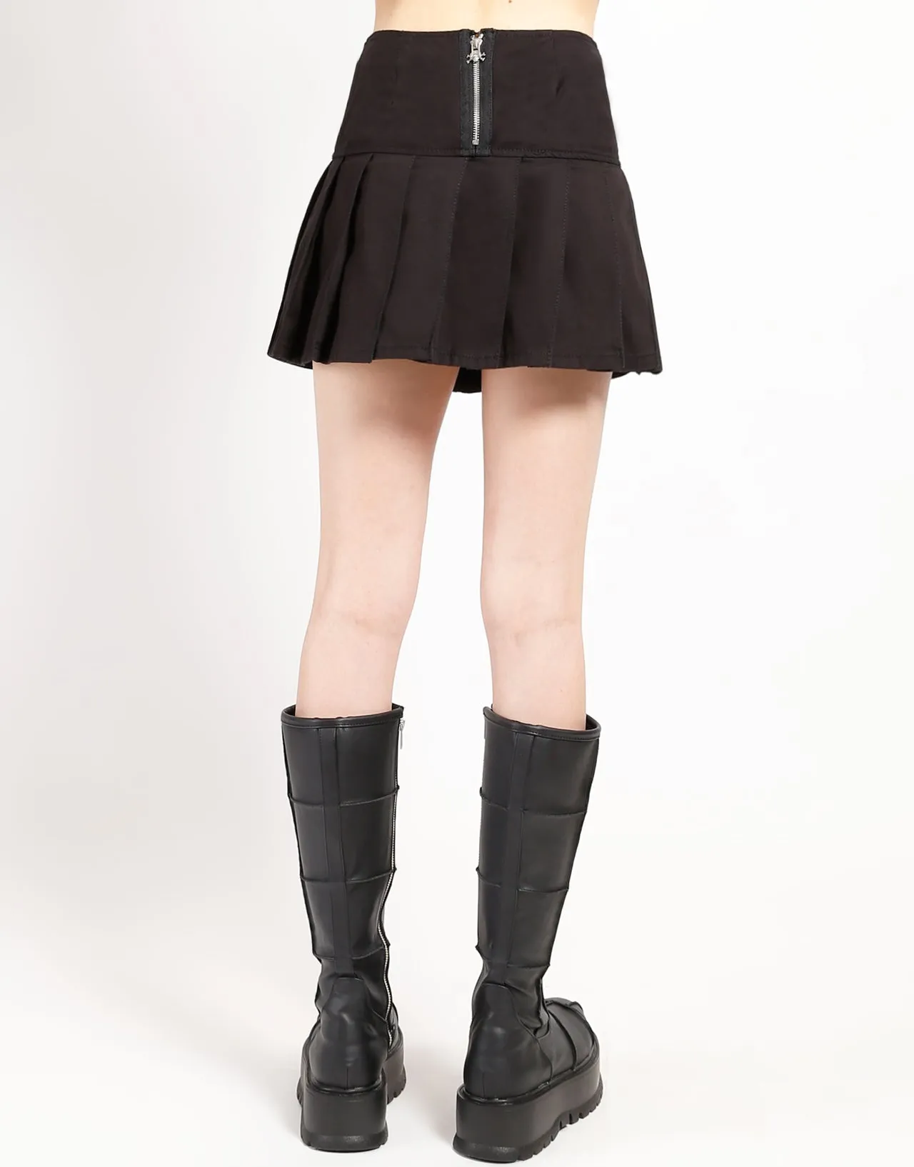 Quick Dry Technology Cool Vibe MARY CHAIN PLEATED SKIRT BLACK