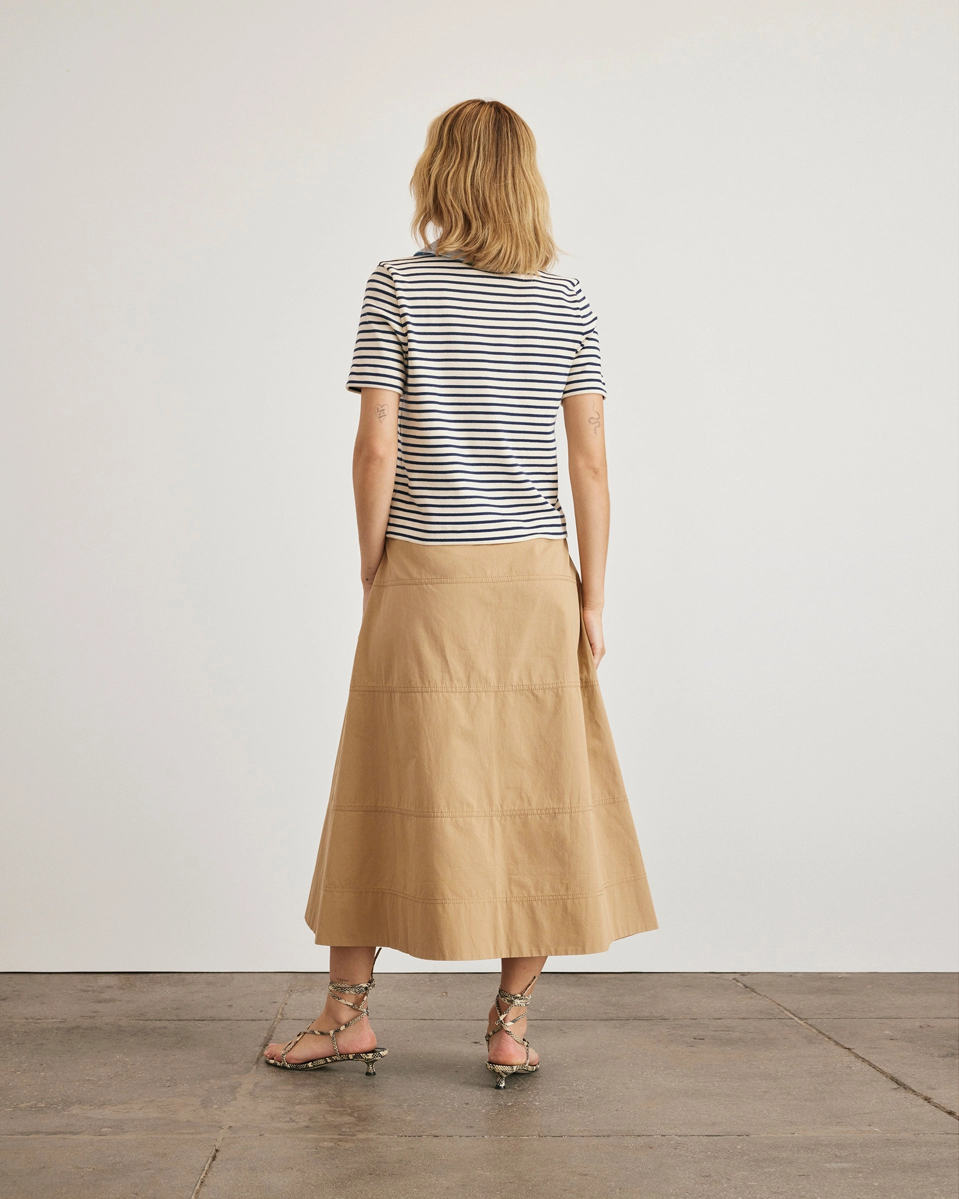 Melanie Top Airflow channels Natural Texture