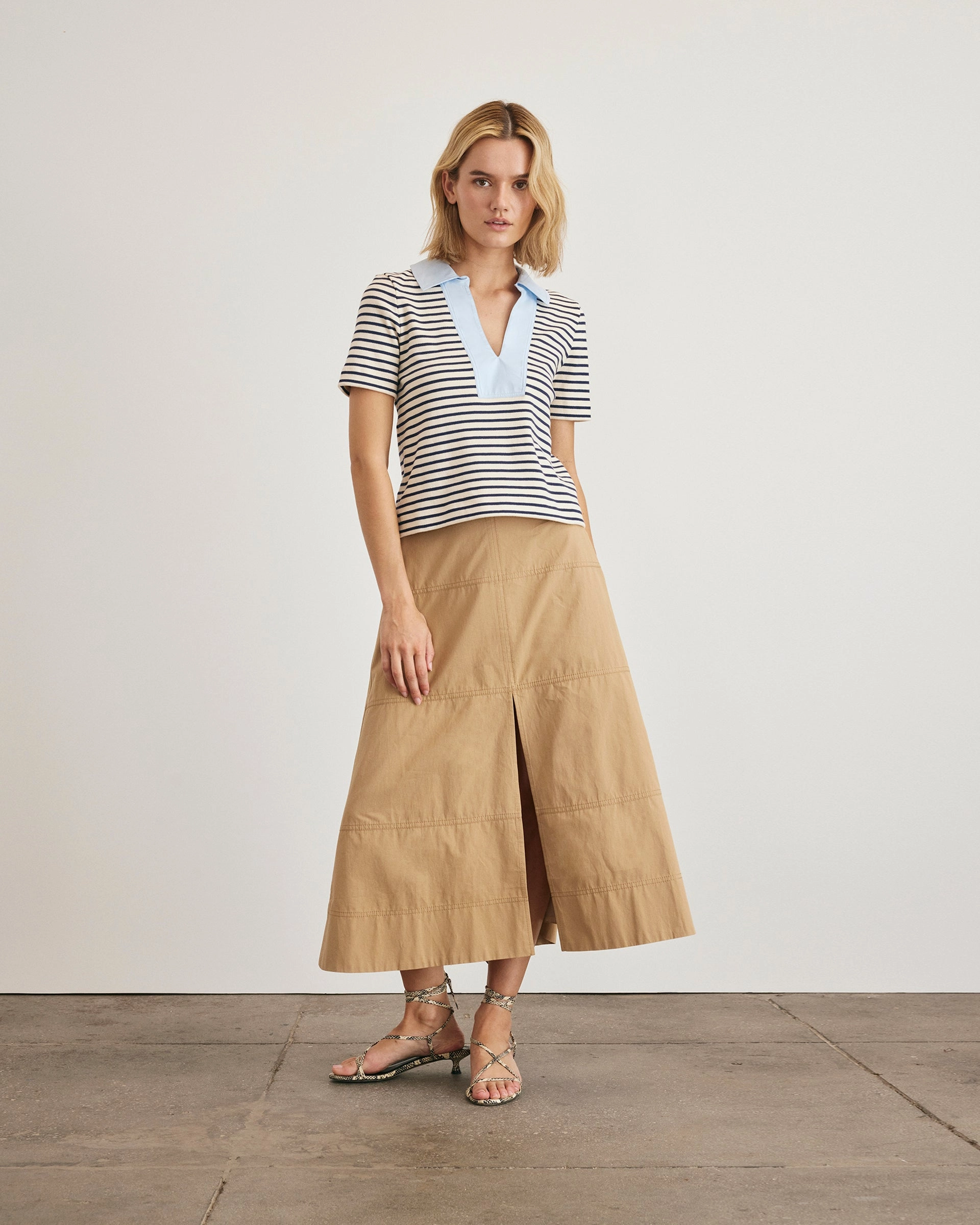 Melanie Top Ventilation Panel Design All-Day Use