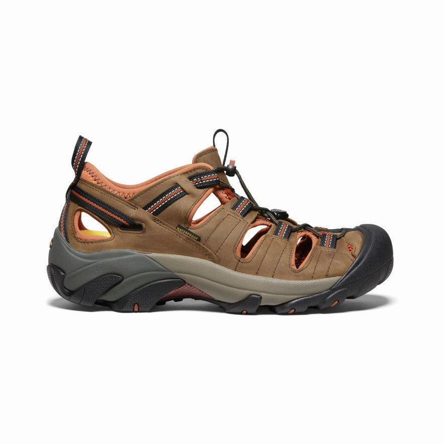 Men's Arroyo II  |  Black Olive/Bombay Brown On Foot Toe Post Design