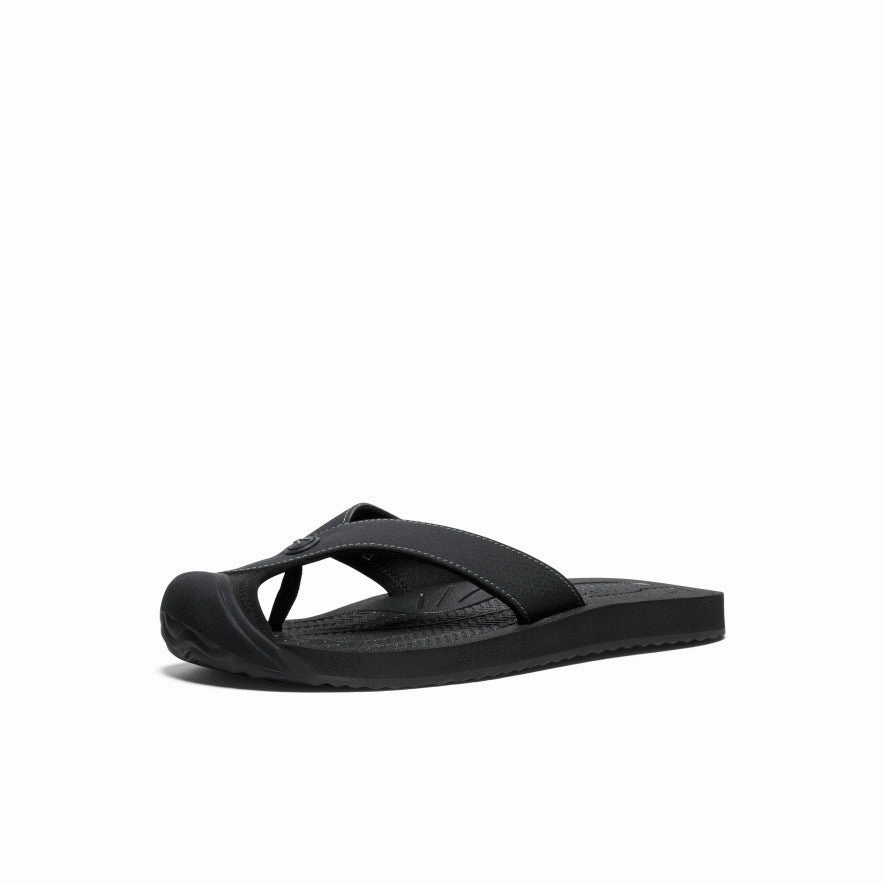 Daily Walk Men's Barbados Flip-Flop  |  Black/Steel Grey