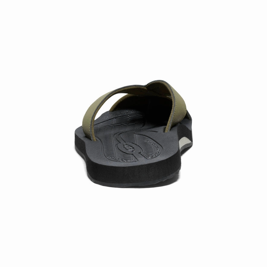 Men's Barbados Flip-Flop  |  Martini Olive/Black Leisure Design Outdoor Footwear