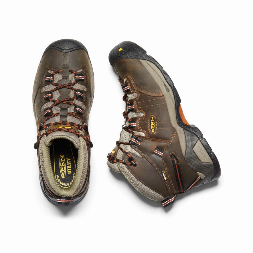 Urban Bold Men's Detroit XT Waterproof Boot (Soft Toe)  |  Black Olive/Leather Brown