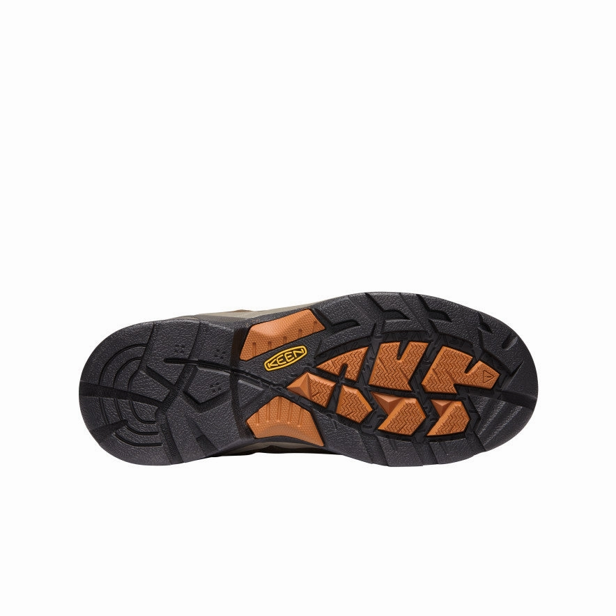 Men's Detroit XT Waterproof Boot (Soft Toe)  |  Black Olive/Leather Brown Ice Road Narrow Fit