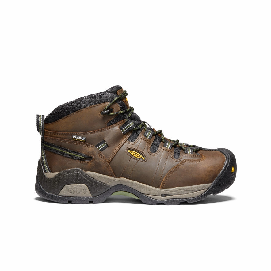 Men's Detroit XT Waterproof Boot (Steel Toe)  |  Cascade Brown/Bronze Green Thermal Core Adventure Seeker Low Rise
