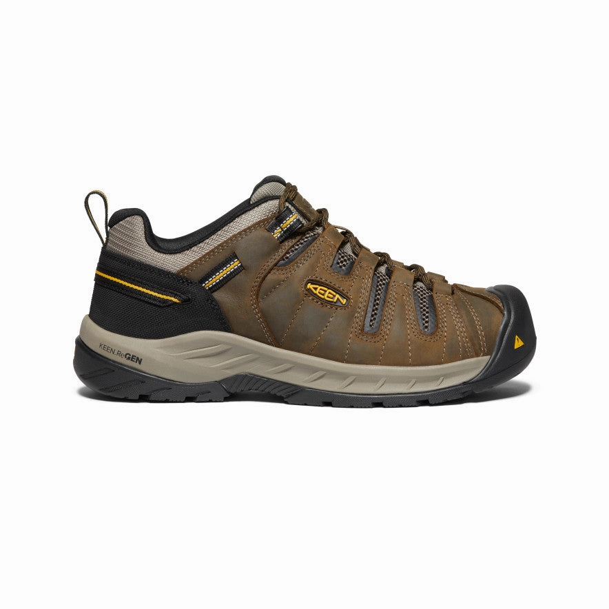 Men's Flint II (Soft Toe)  |  Cascade Brown/Golden Rod Rough Path Secure Strap
