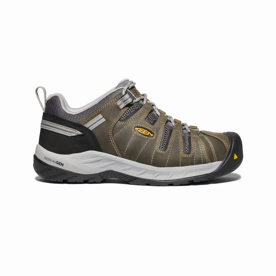 Men's Flint II (Steel Toe)  |  Gargoyle/Paloma zipper