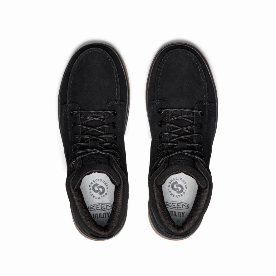 Men's Gibson Boot (Soft Toe)  |  Black/Gum Durable Layer Sleek Function