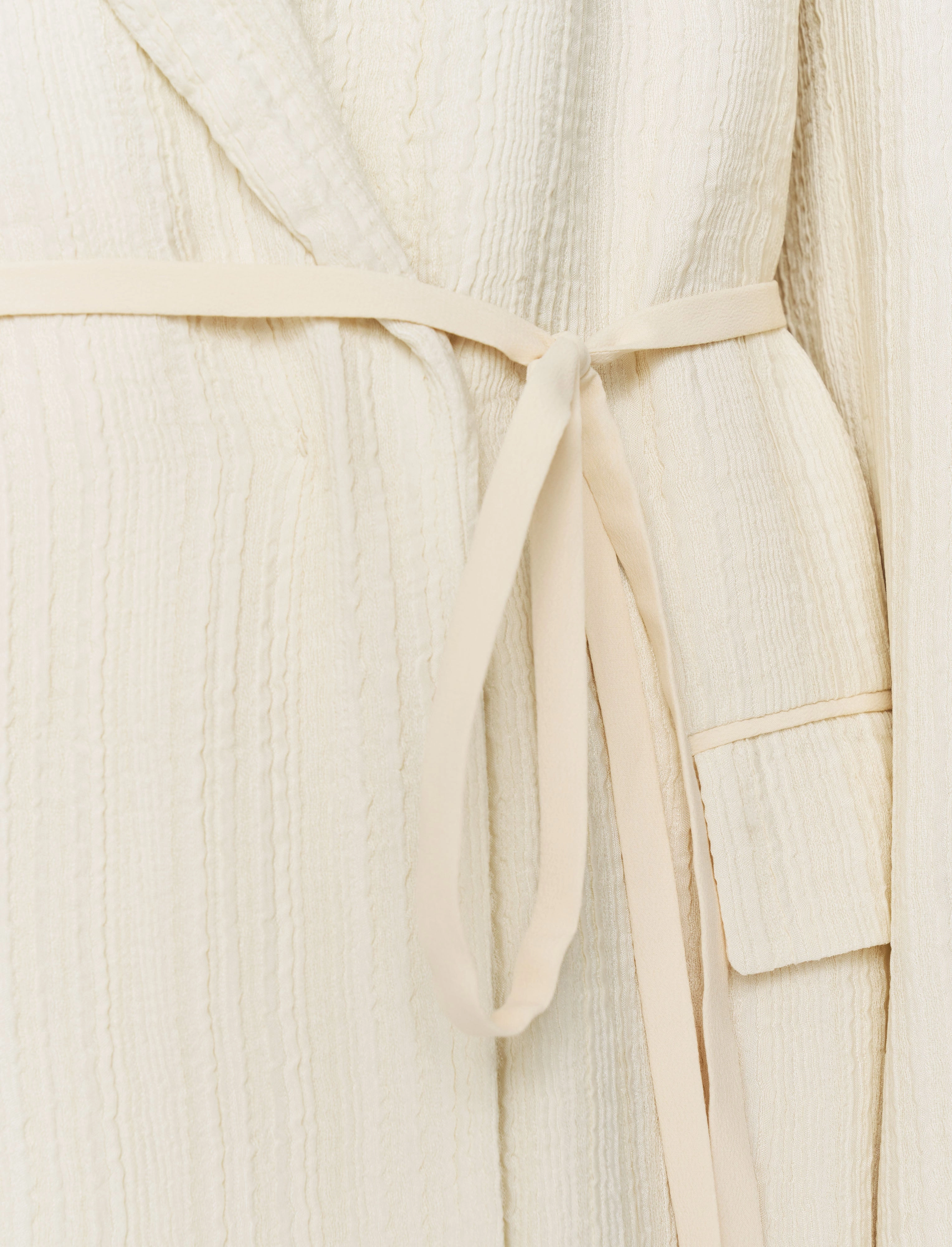 Quick Dry Tech Collared Amelot Pleat Jacquard Jacket