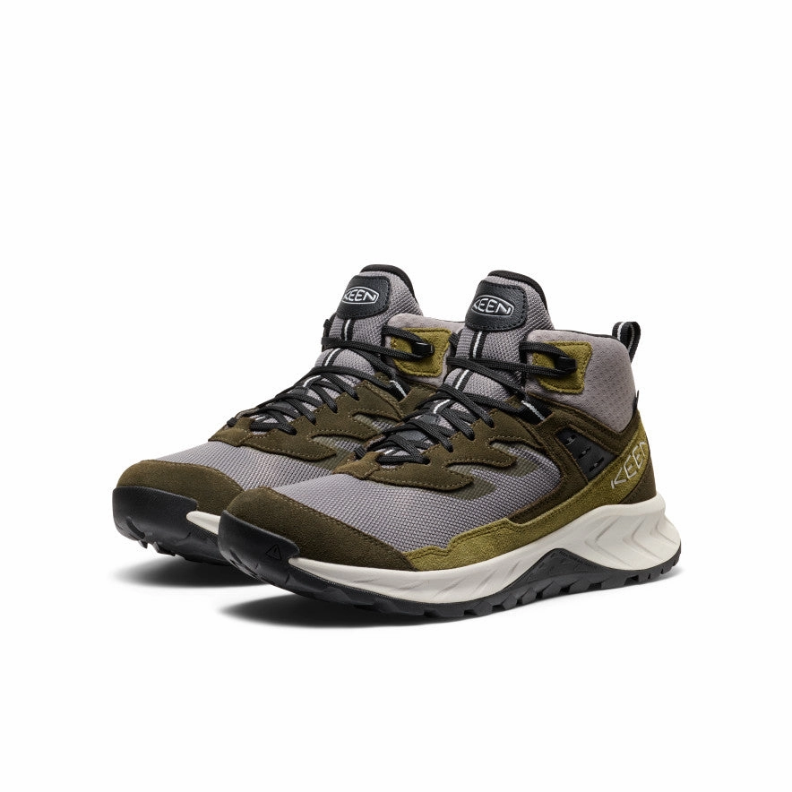 Dynamic Flex Zones Men's Hightrail Waterproof Hiking Boot  |  Steel Grey/Forest Night