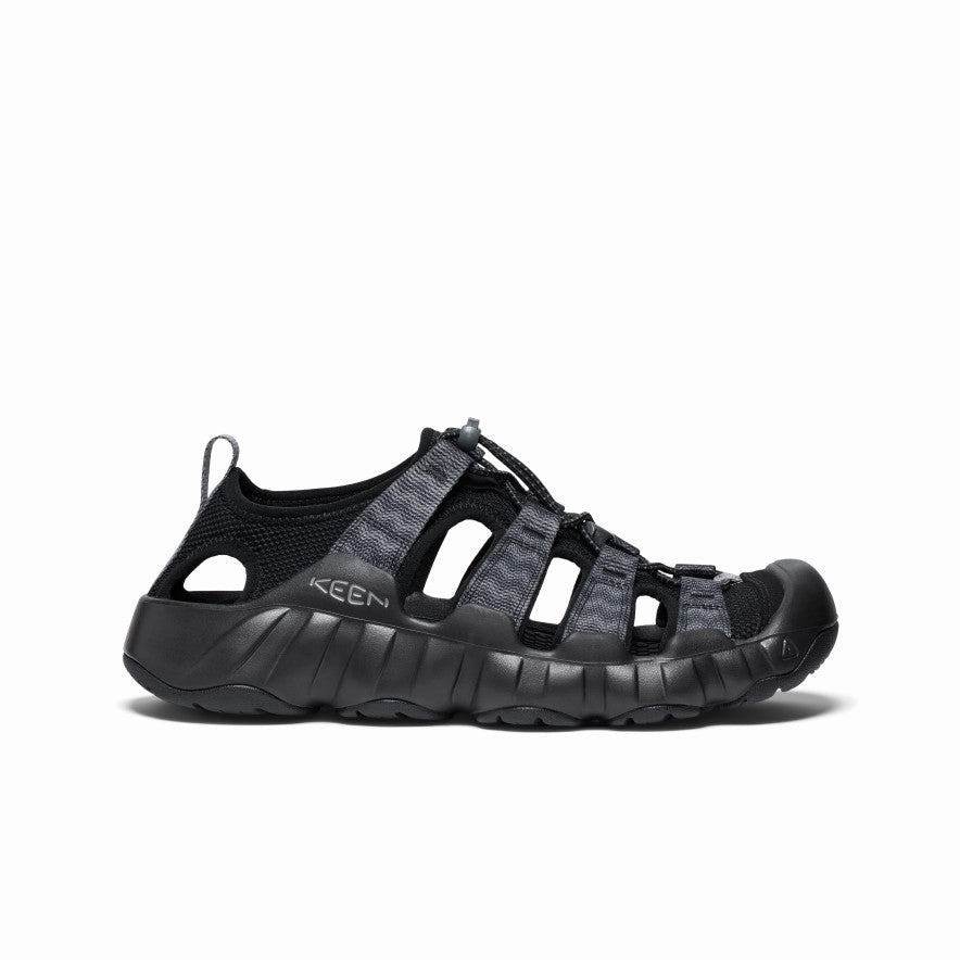 Walking-Friendly Shoes Sporty Beach Shoes Men's Hyperport H2 Sandal  |  Black/Steel Grey