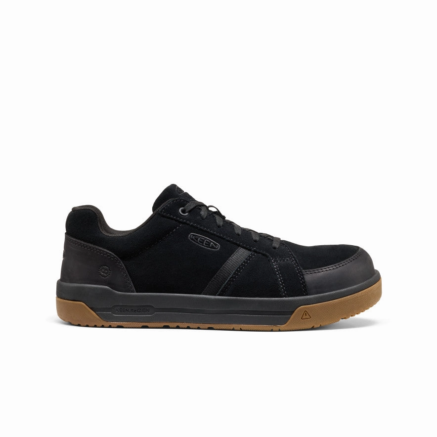 Men's Kenton  ESD Work Shoe (Carbon Toe)  |  Black/Gum Canvas Material