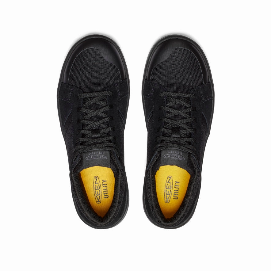 Long-Distance Walk Multi Surface Men's Kenton Mid Work Shoe (Carbon Toe)  |  Black/Gum