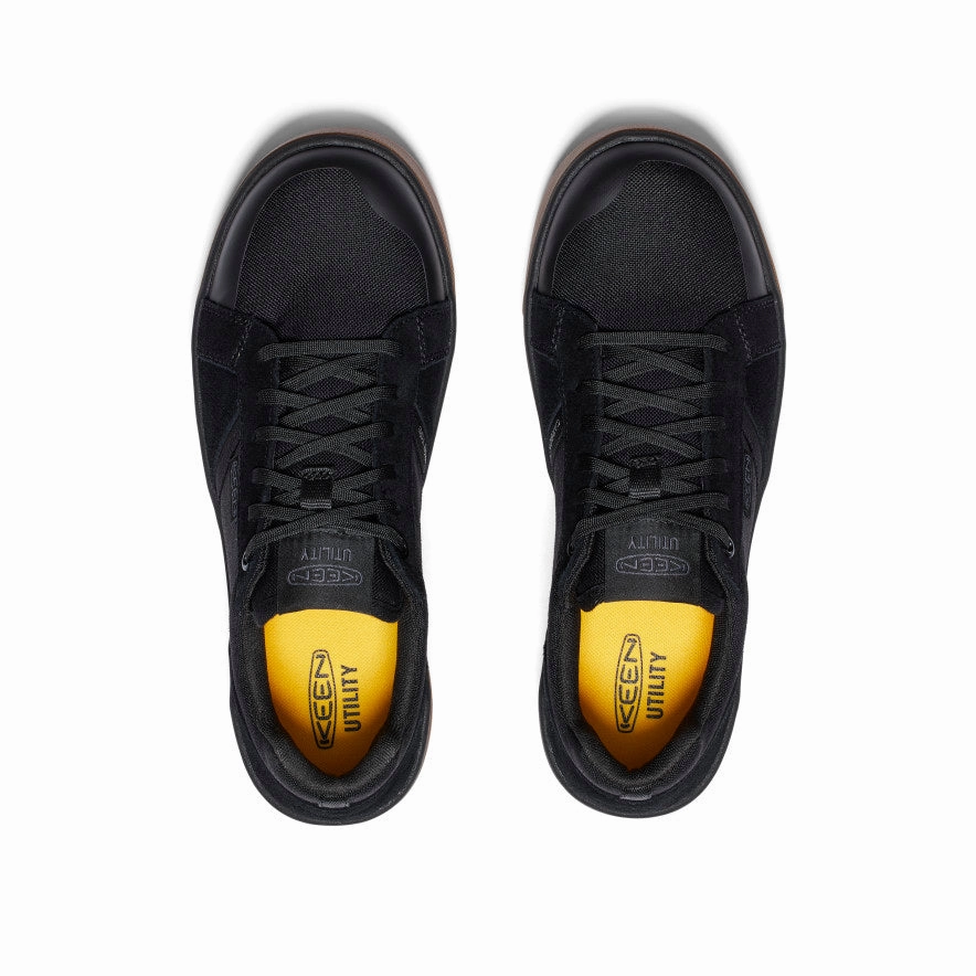 Support Cushion Men's Kenton Work Shoe (Carbon Toe)  |  Black/Gum