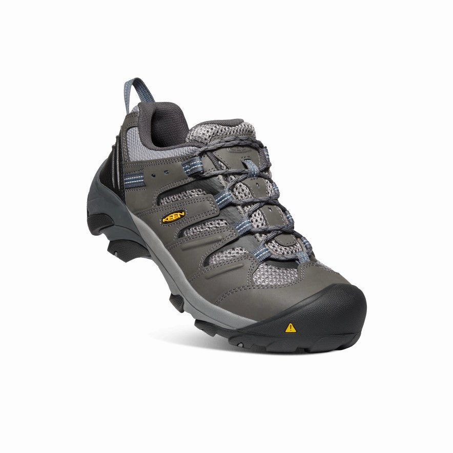 Men's Lansing Low (Steel Toe)  |  Magnet/Majolica Blue All-Weather Design.