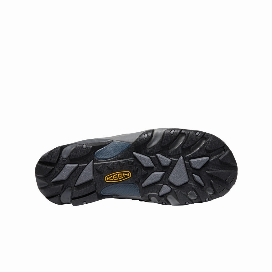 Breathable Morning Walk Comfort Lining Rainy Days Men's Lansing Low (Steel Toe)  |  Magnet/Majolica Blue