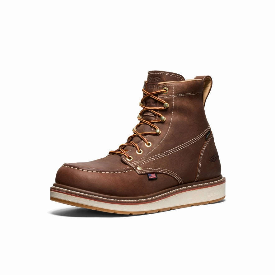 Men's Liberty 6" Waterproof Boot (Carbon Toe)  |  Chestnut/Gum chemical-resistant