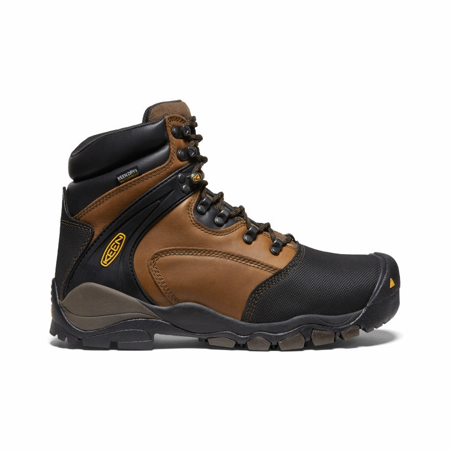 Men's Louisville 6" MET Waterproof Boot (Steel Toe)  |  Slate Black Run Errand
