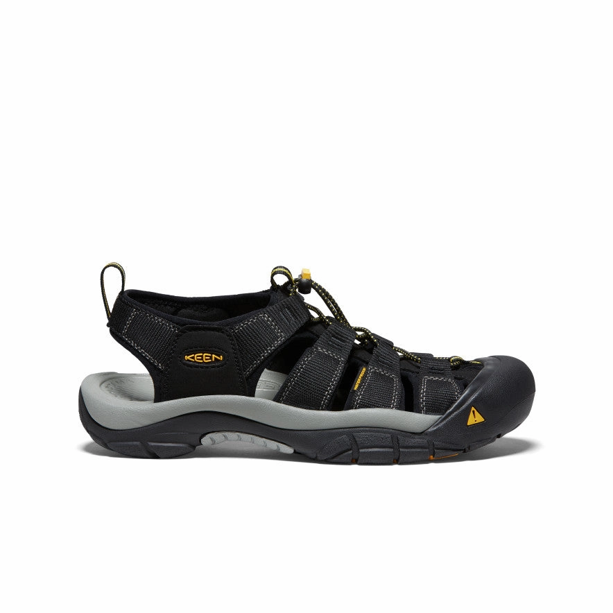 Men's Newport H2 Sandal Wide  |  Black Strappy