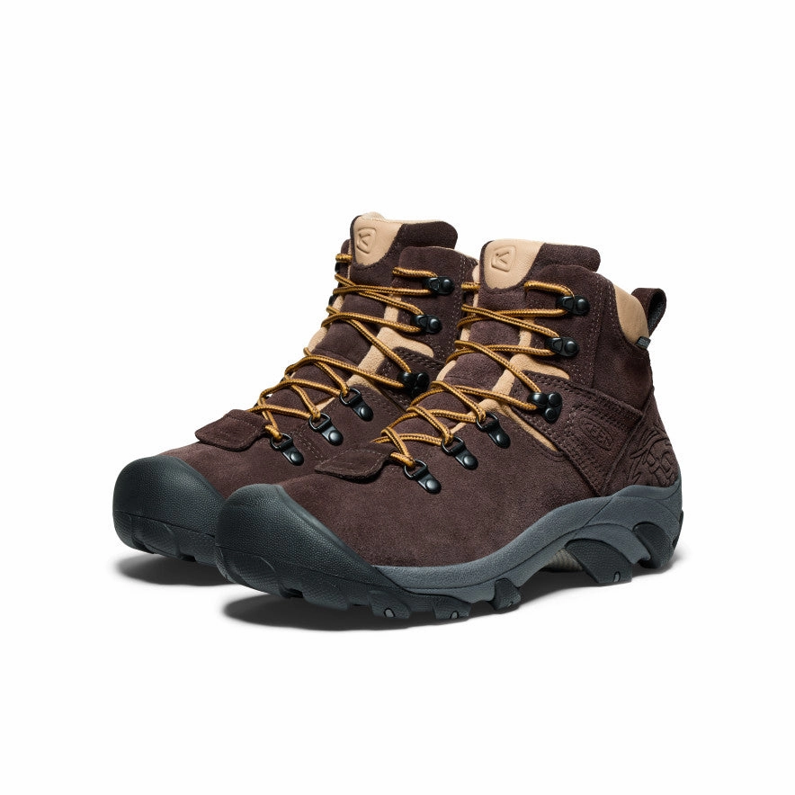 Men's Pyrenees Waterproof Hiking Boot x Mountain Research  |  Mountain Research Brown Soft Power Seamless Comfort Snow Trekker