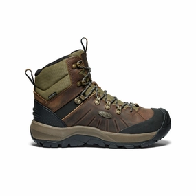 Men's Revel IV Polar Waterproof Boot  |  Bison/Orange Pepper Denim Touch Classic Line