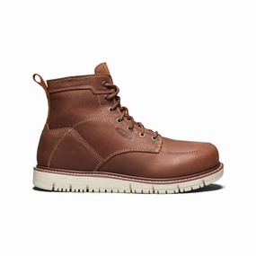 Protective Sole Trail Comfort Men's San Jose 6" Boot (Soft Toe)  |  Gingerbread/Off White