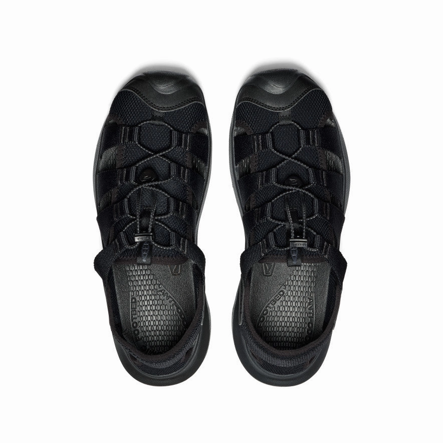 Men's Seanik H2 Sandal  |  Black/Magnet Comfortable Footbed Heel Freedom