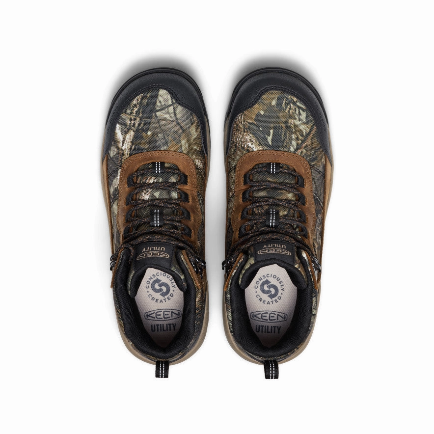 Men's Skokie Waterproof Work Boot (Carbon Toe)  |  Camo/Black Everyday Use Crisp Finish