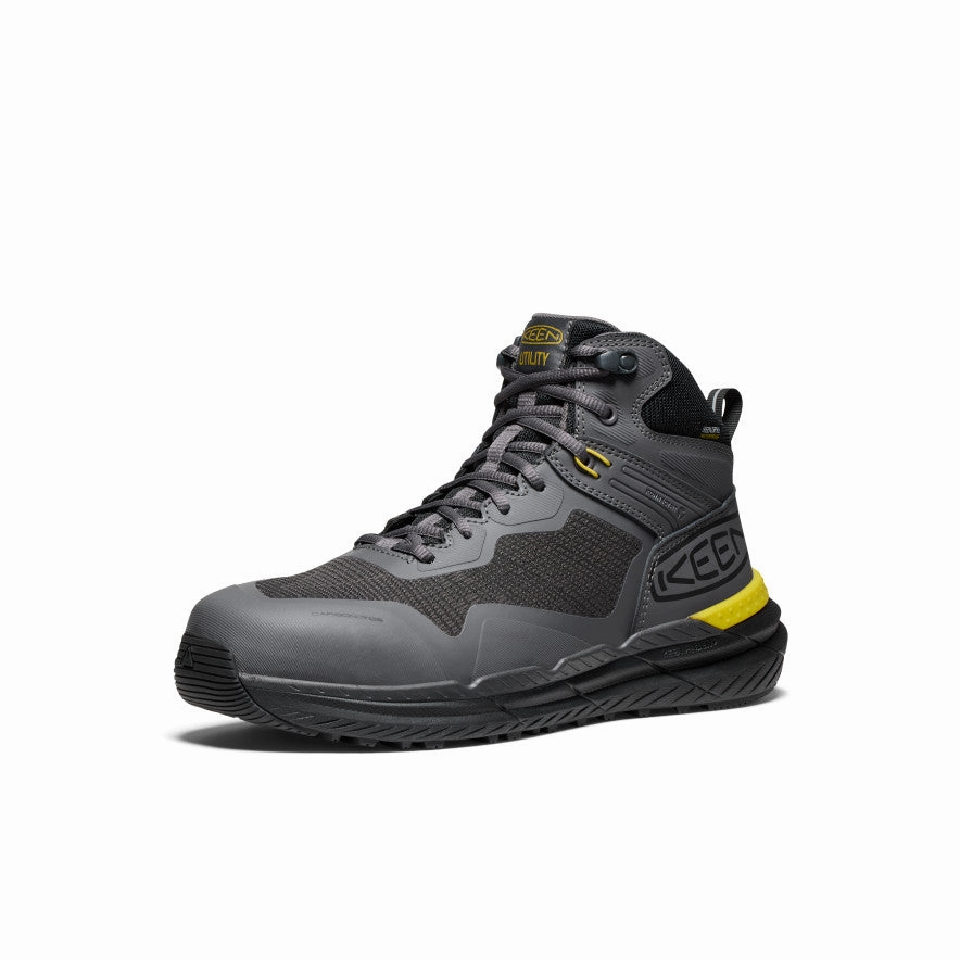 Men's Synchro Waterproof Work Boot (Carbon Toe)  |  Magnet/Black Scratch Resistant Finish