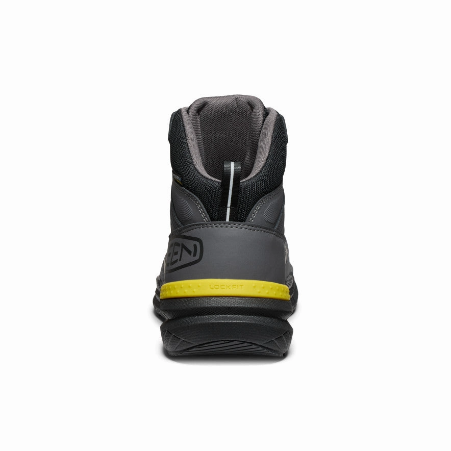 Men's Synchro Waterproof Work Boot (Carbon Toe)  |  Magnet/Black Protective Finish Snowy Path Premium Leather