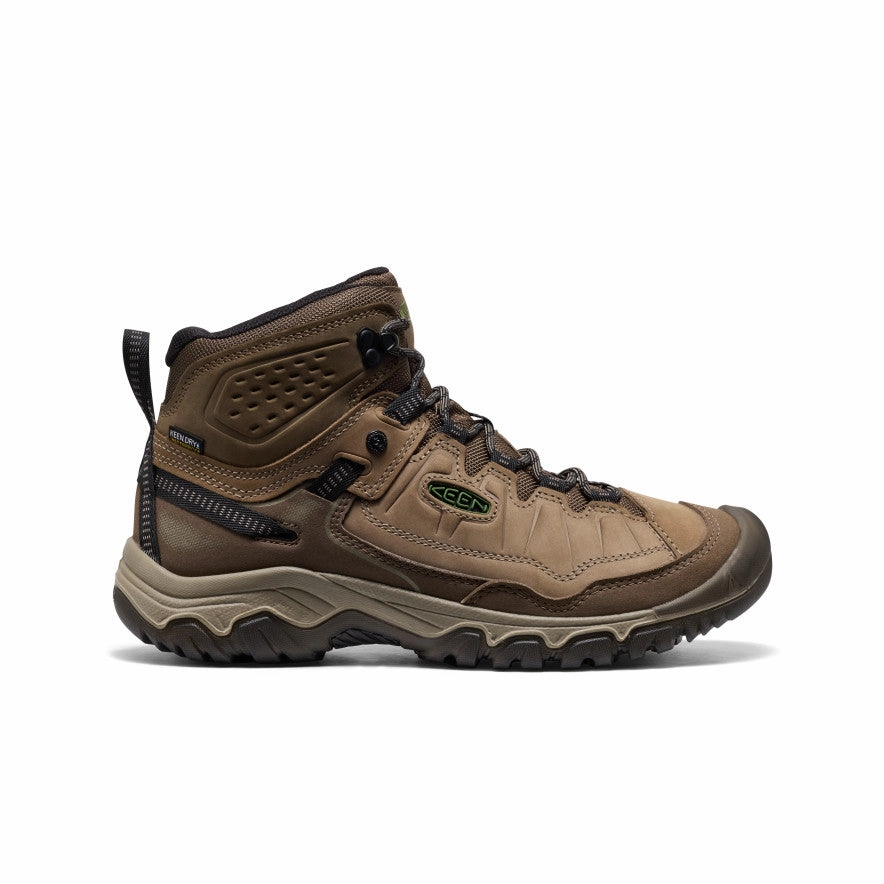 Stylish Flexible Frame All Day Worker Men's Targhee IV Waterproof Hiking Boot  |  Brindle/Canteen