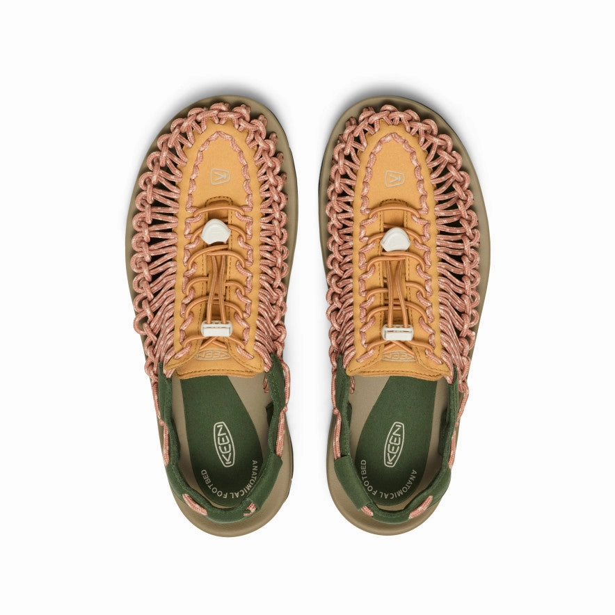 Men's UNEEK Sneaker  |  Oak Buff/Bronze Green Simple Slip Urban Look