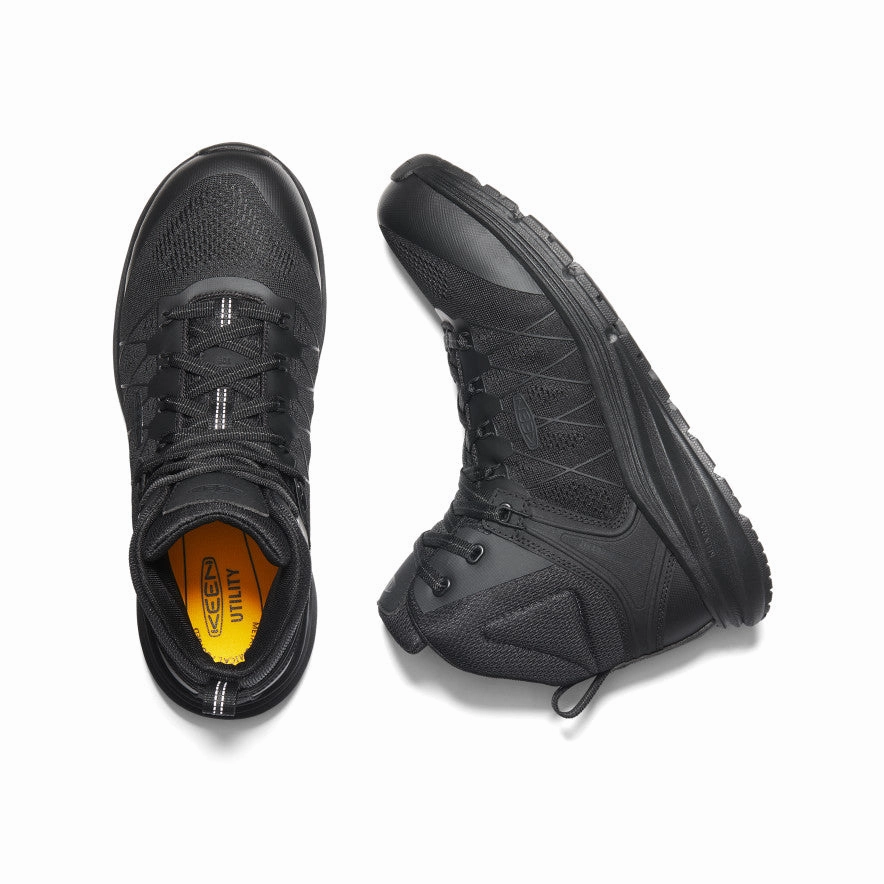 Men's Vista Energy Mid (Carbon Toe)  |  Black/Raven Mud Resistant Mountain Hike Natural Fit