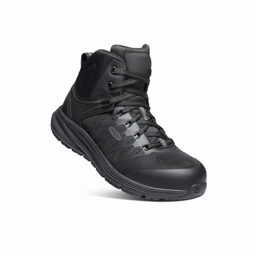 Men's Vista Energy Mid (Carbon Toe)  |  Black/Raven city commute Quality Wear