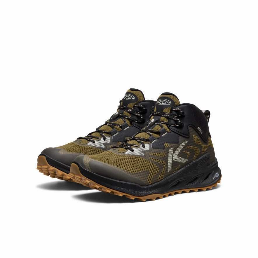 insulated Men's Zionic NXT Waterproof Hiking Boot  |  Dark Olive/Black