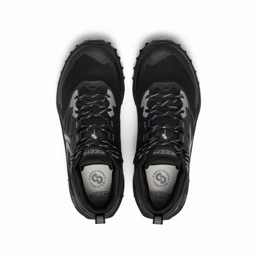 Men's Zionic NXT Waterproof Hiking Boot  |  Triple Black Classic Touch Impact absorption