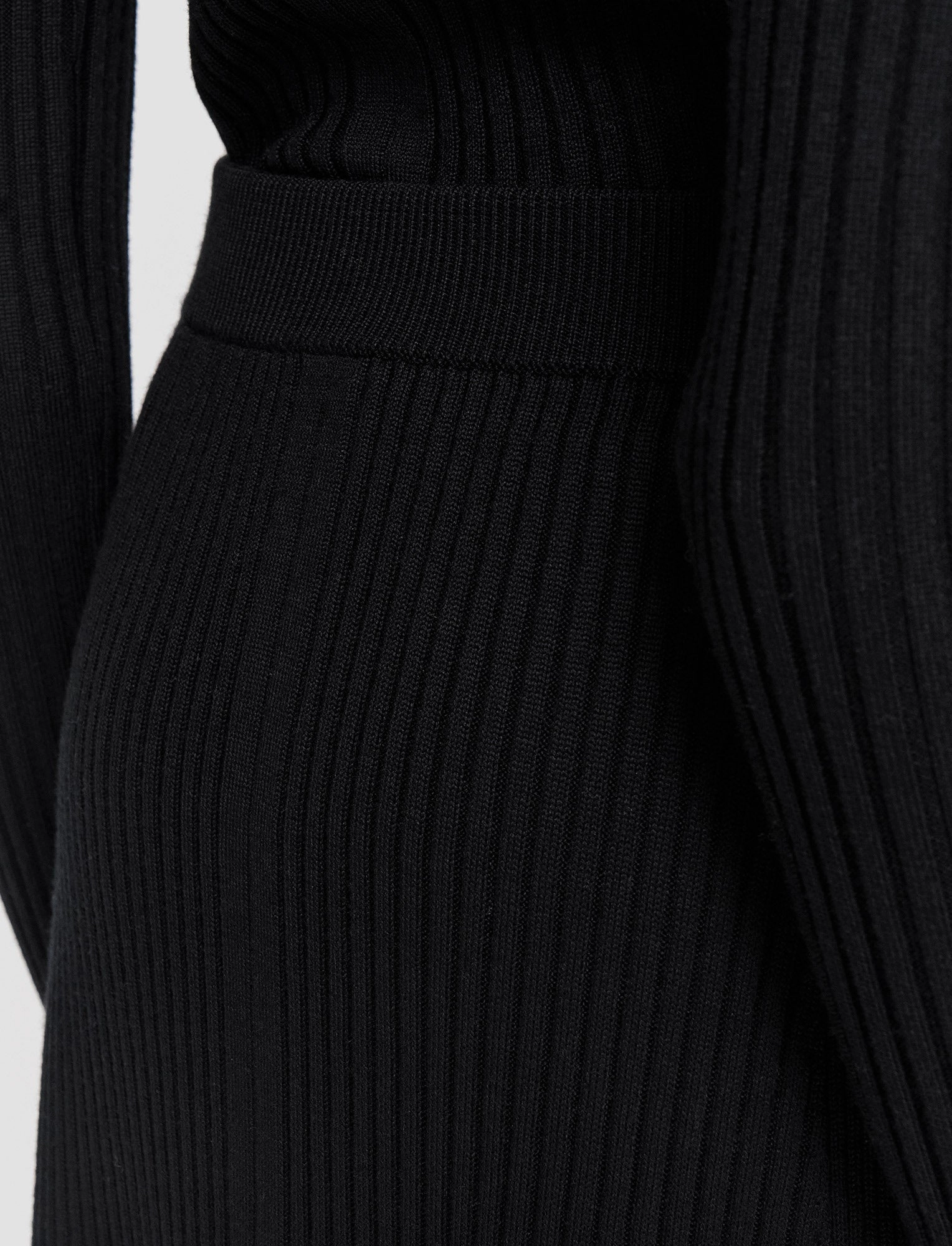 Urban Classic Merino Silk Rib Skirt