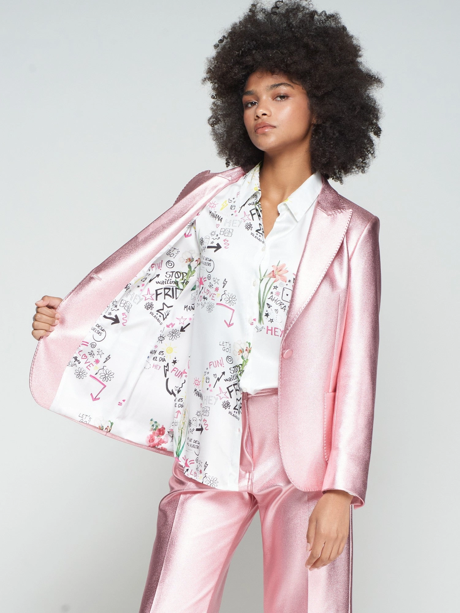 METALLIC BLAZER Outdoor Function