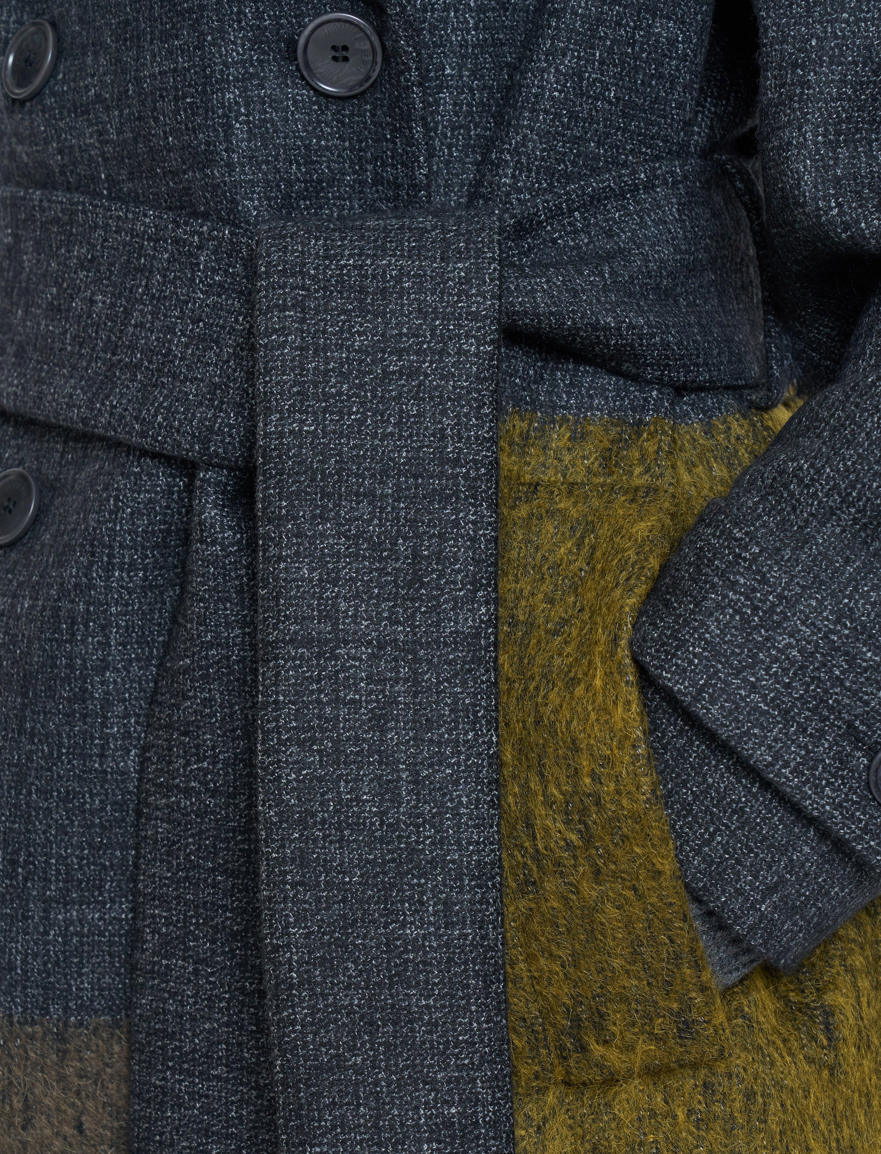 Ergonomic Tailoring Merton Overlay Wool Coat