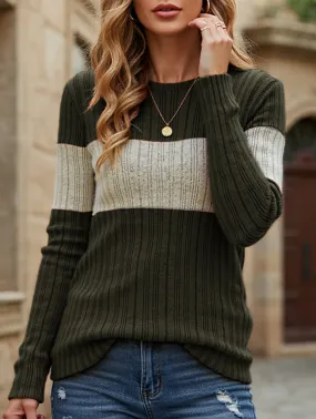 Loose casual color matching T-shirt Classic Tank Linen Blend Fabric