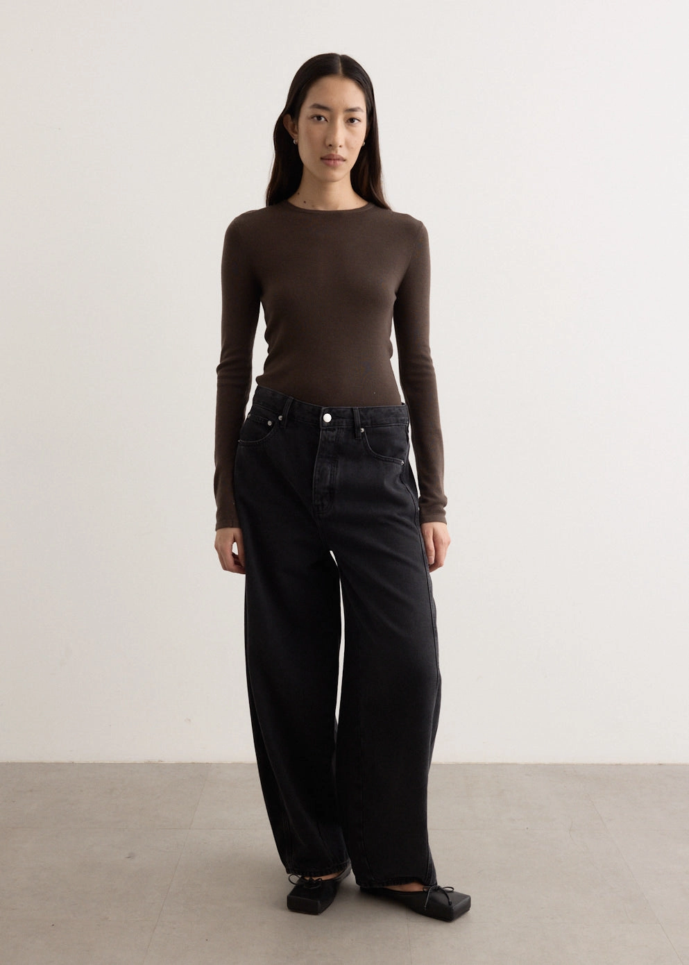 Mid Rise Balloon Jeans Autumn Days Unisex Wear Teen Outfit Travel Outfit Street Fashion Creative Look