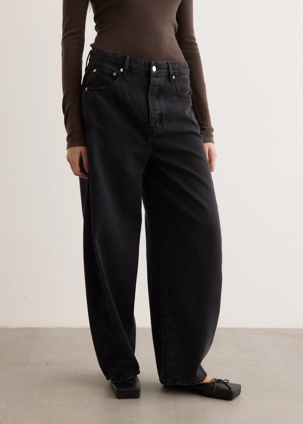 Fashionable Touch Sustainable Creative Look Mid Rise Balloon Jeans