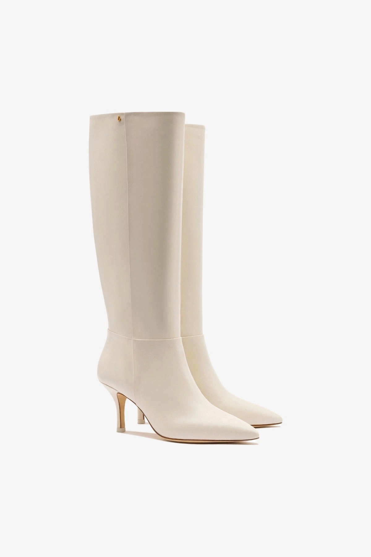 Kate Mid Boot In Ivory Leather Men Edge